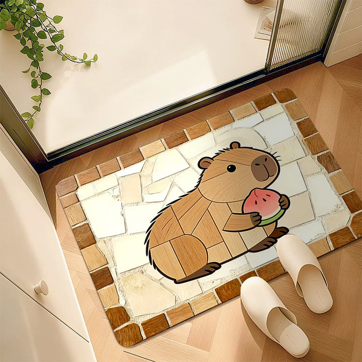 Dog-Themed Decorative Floor Mat
