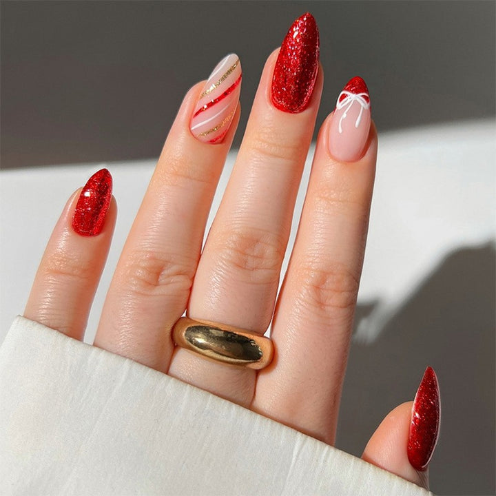 Gradient Style Press-On Nails with Closure Kit Bowlift