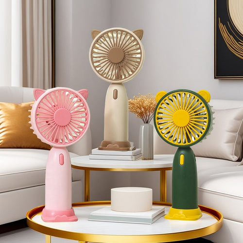 Portable Mini Fan with Cute Animal Design Bowlift