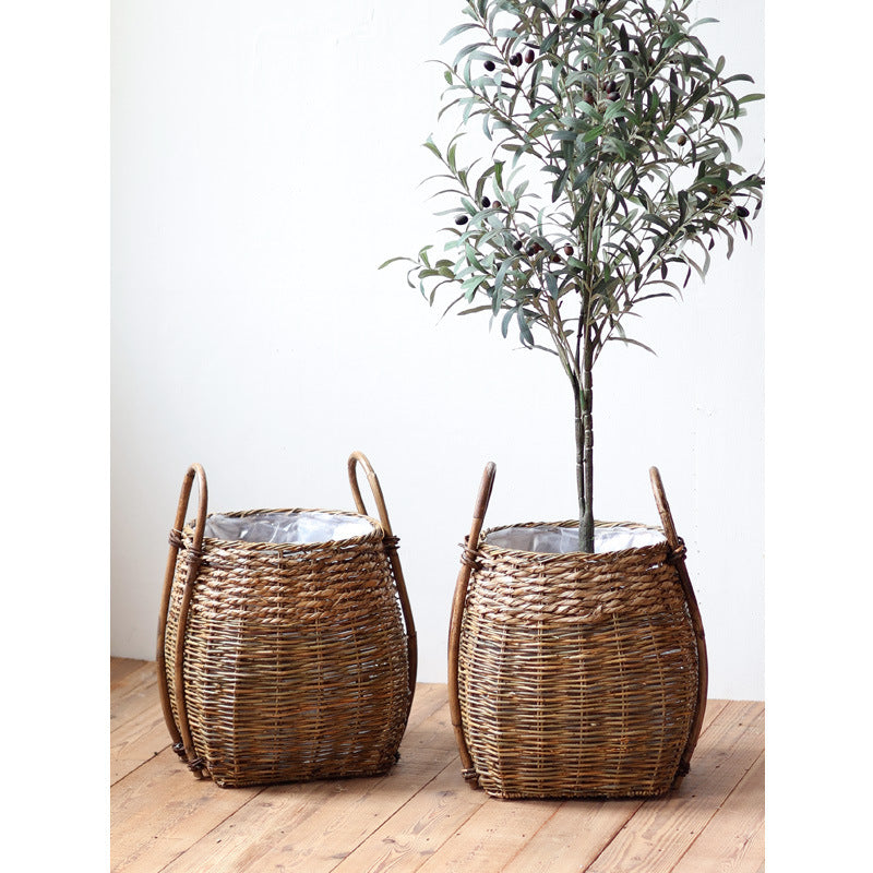 Handwoven storage basket Bowlift