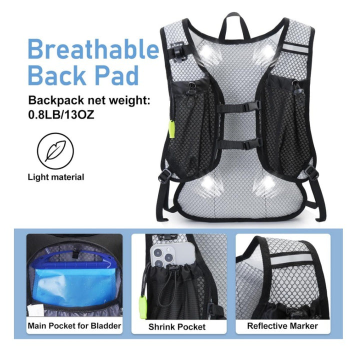 Hydration Pack with Insulated Bladder