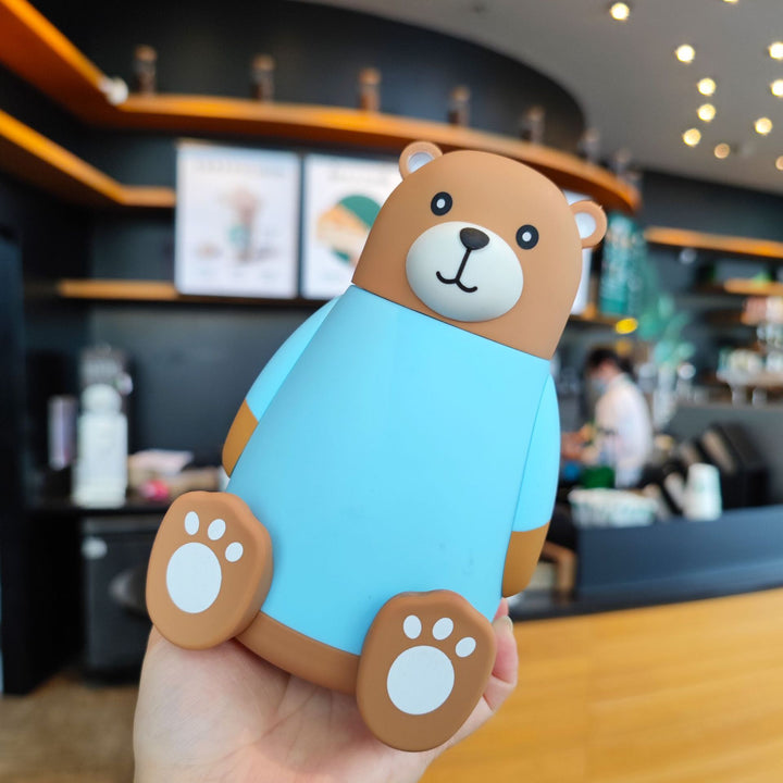 Women's playful bear drinking bottle Bowlift