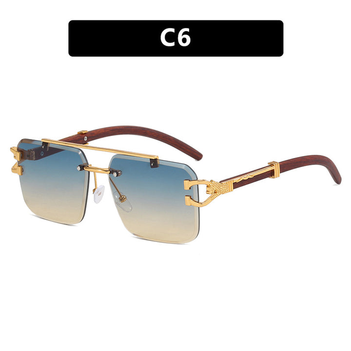 Women's fashionable glasses with innovative frame and luxurious wood detail Bowlift
