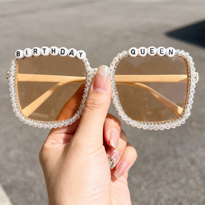 Statement Pearl-Embellished Sunglasses Bowlift