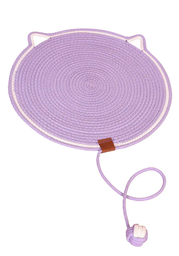 2-in-1 Cat Scratching Carpet & Play Mat Bowlift