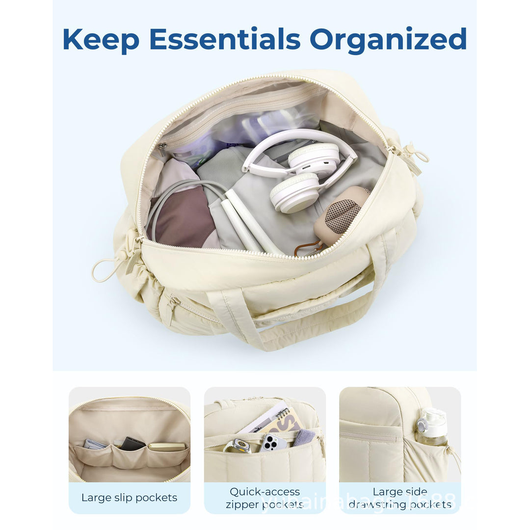 Padded travel bag with practical compartments Bowlift
