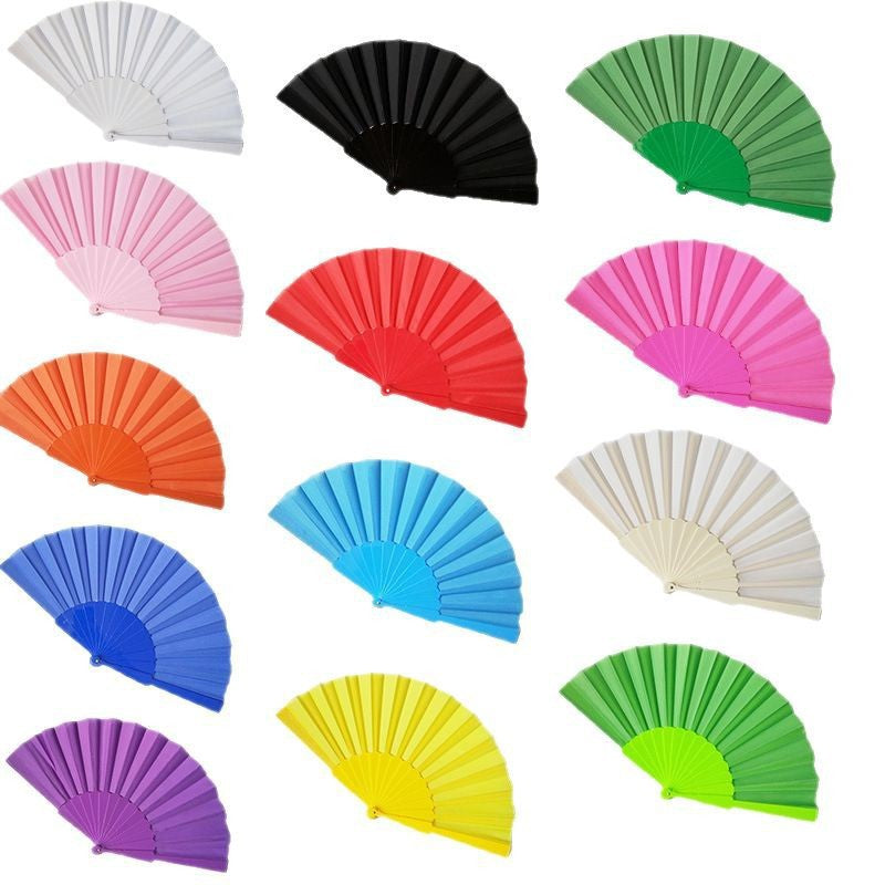 Women's artistic hand fan with filigree wooden handle Bowlift