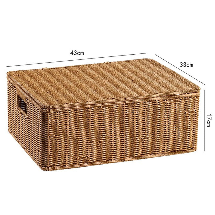 Ladies Generous Storage Basket with Lid Bowlift