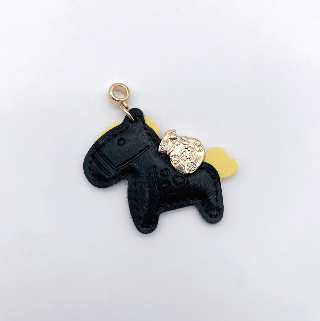 Animal-Shaped Leather Keychain Bowlift