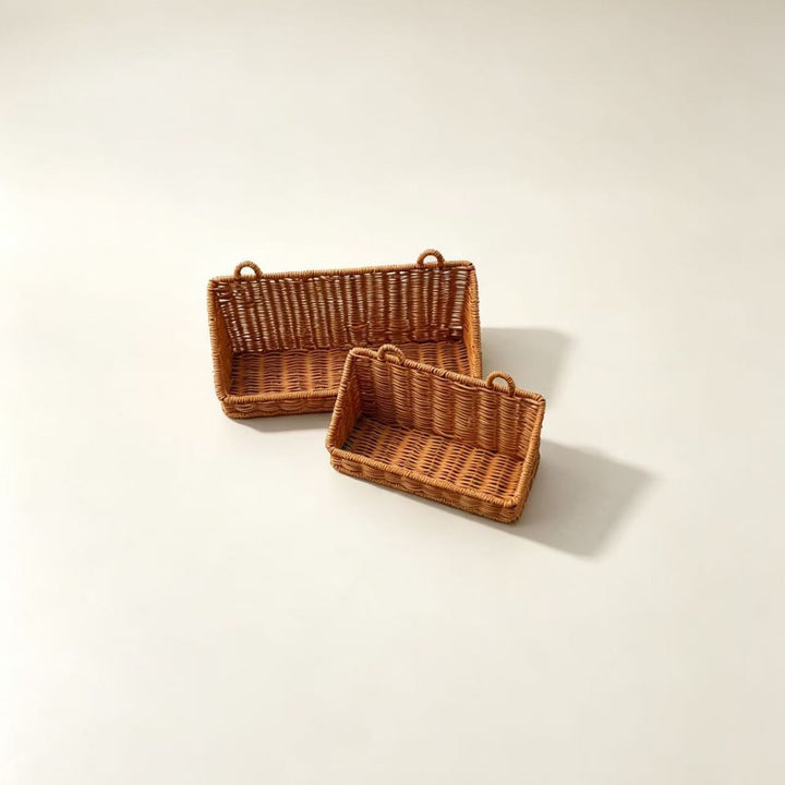 Decorative Woven Shelf Organizer Bowlift