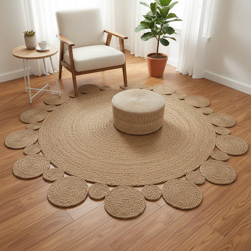 Natural fiber carpet