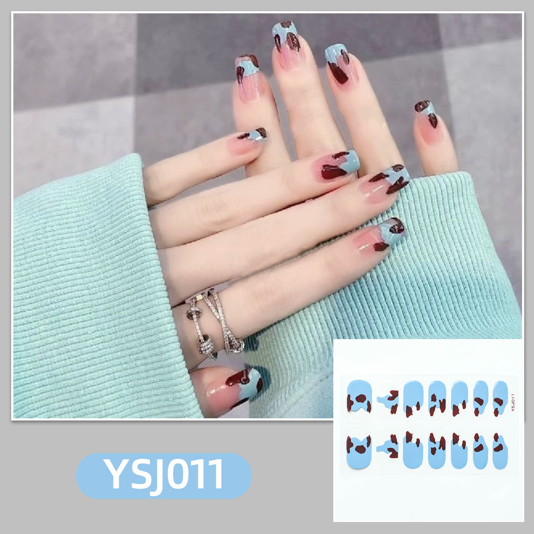 Artistic nail decoration with glitter details Bowlift