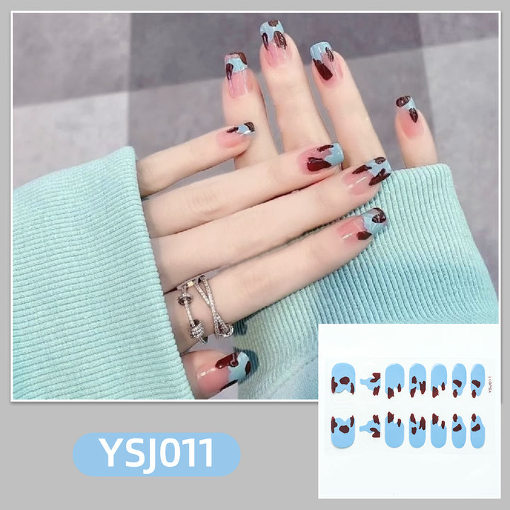 Artistic nail decoration with glitter details Bowlift