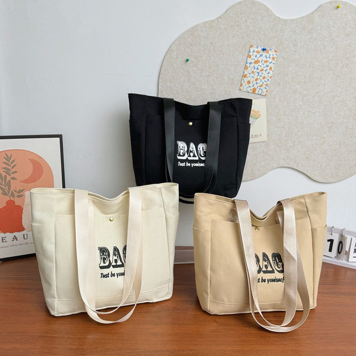 Casual Canvas Tote Bag Bowlift