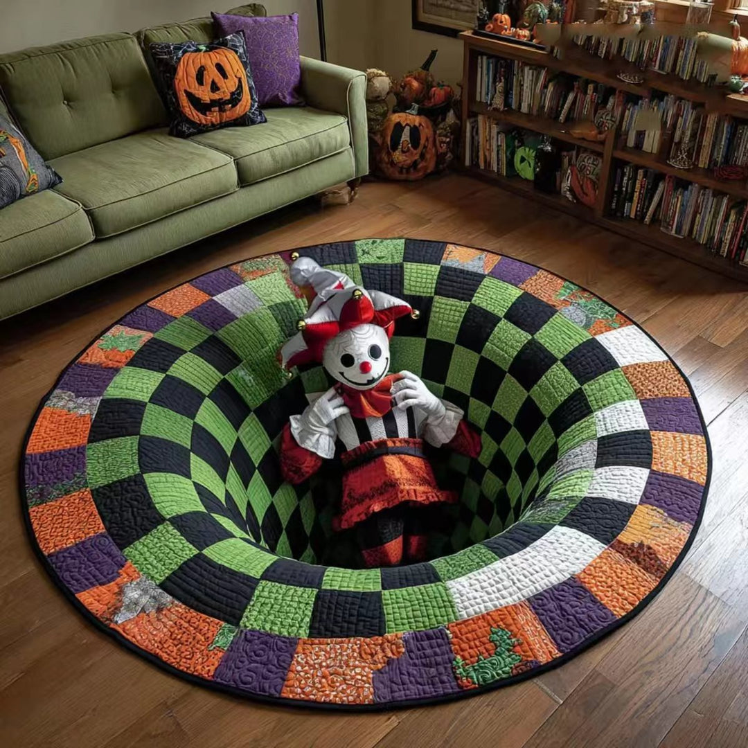 Ghost-Themed Decorative Area Rug Bowlift
