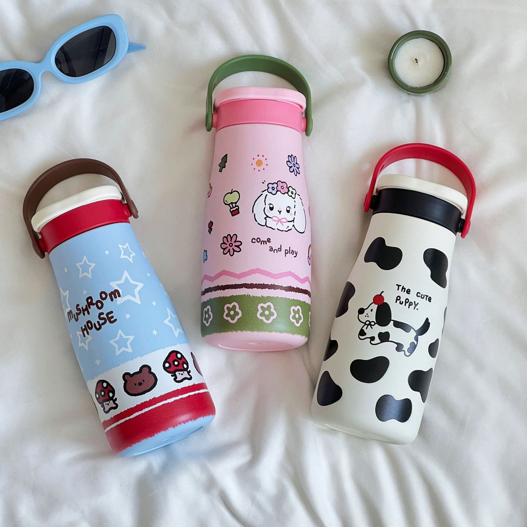 Women Playful Insulated Bottle Bowlift