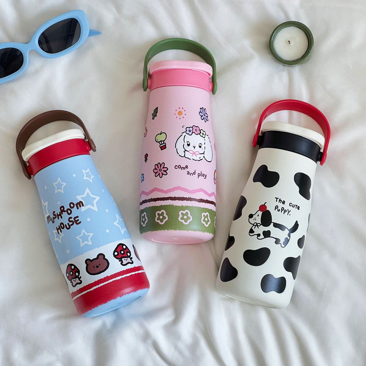 Women Playful Insulated Bottle Bowlift