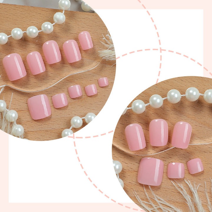 Nail art set with elegant gradient and exquisite glitter accents Bowlift