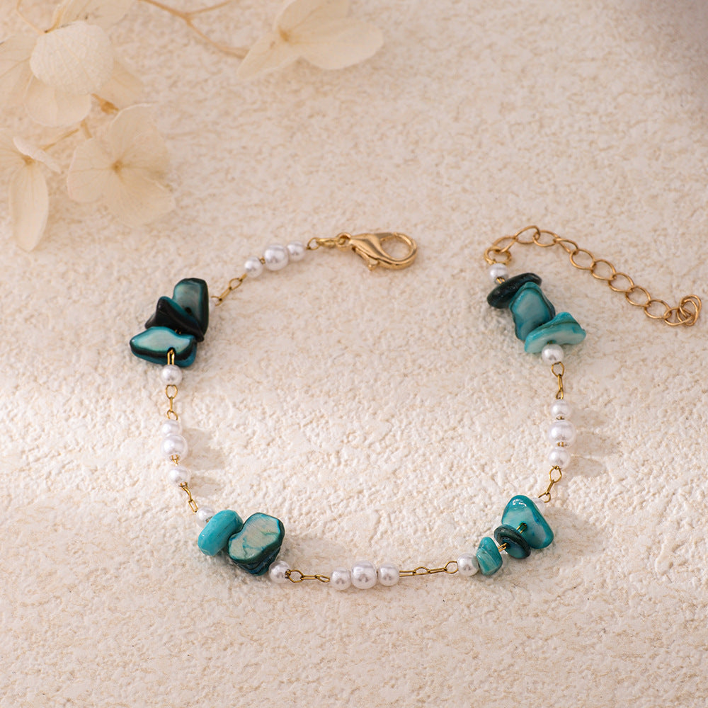 Chic Pearl and Gemstone Bracelet Bowlift