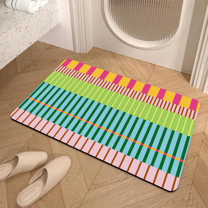 Cheerful Decorative Entrance Mat Bowlift