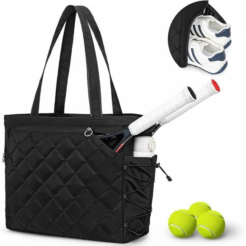 Stylish Quilted Sports Tote Bowlift