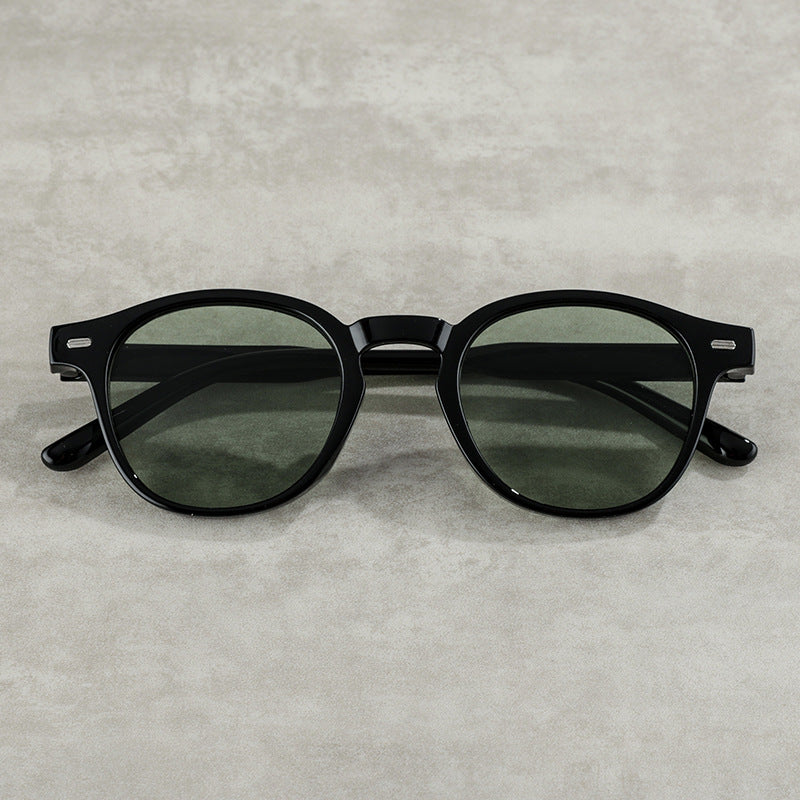 Vintage-Inspired Round Frame Sunglasses Bowlift