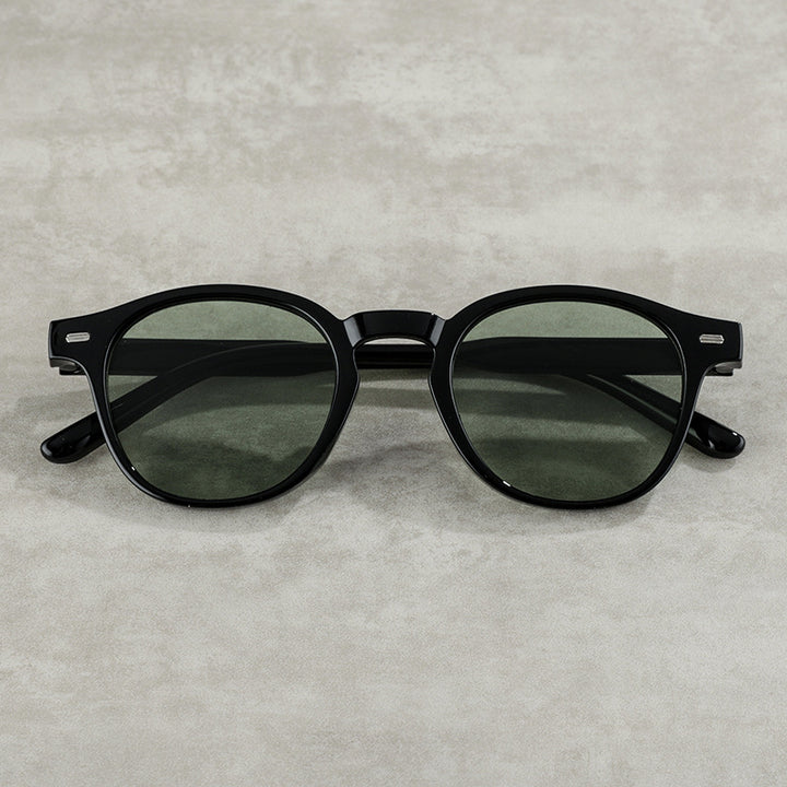 Vintage-Inspired Round Frame Sunglasses Bowlift