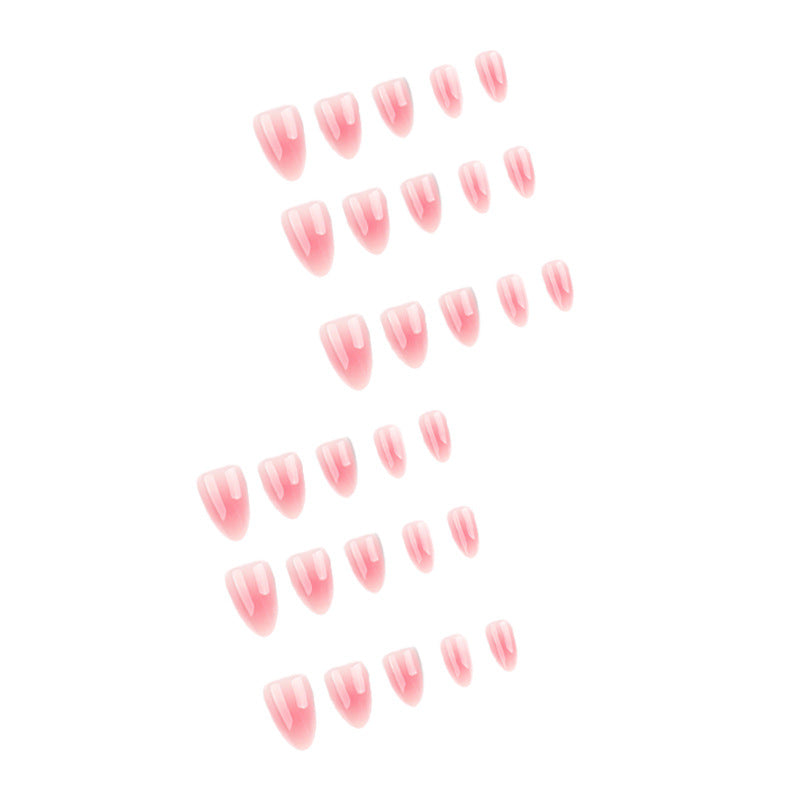 Elegant Gel Finish Press-On Nail Set Bowlift