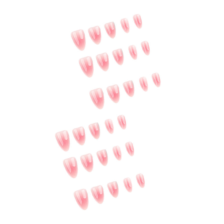 Elegant Gel Finish Press-On Nail Set Bowlift