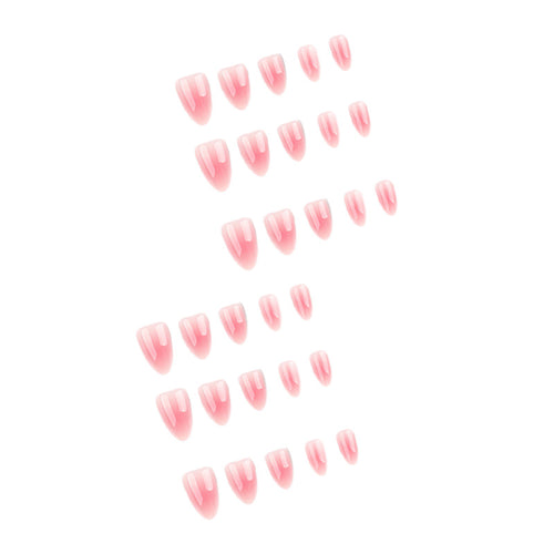 Elegant Gel Finish Press-On Nail Set Bowlift