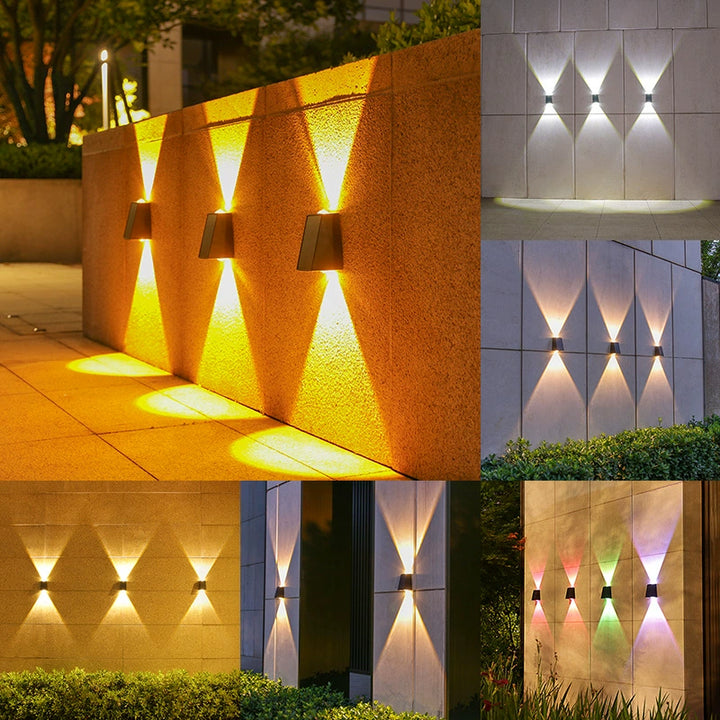 Solar Outdoor Wall Washer Light