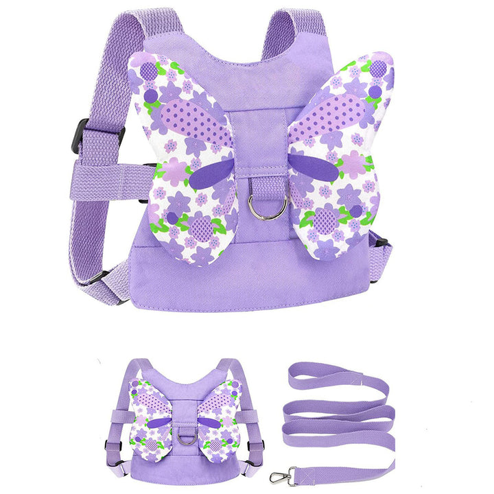 Butterfly-Themed Toddler Harness Backpack Bowlift