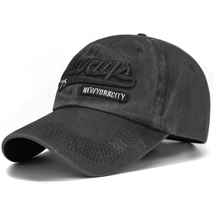 Women's Embroidered Cotton Baseball Cap Bowlift