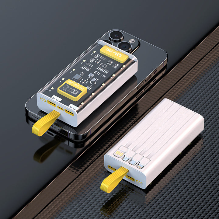 Portable power bank with state-of-the-art charging insight and USB-C support Bowlift