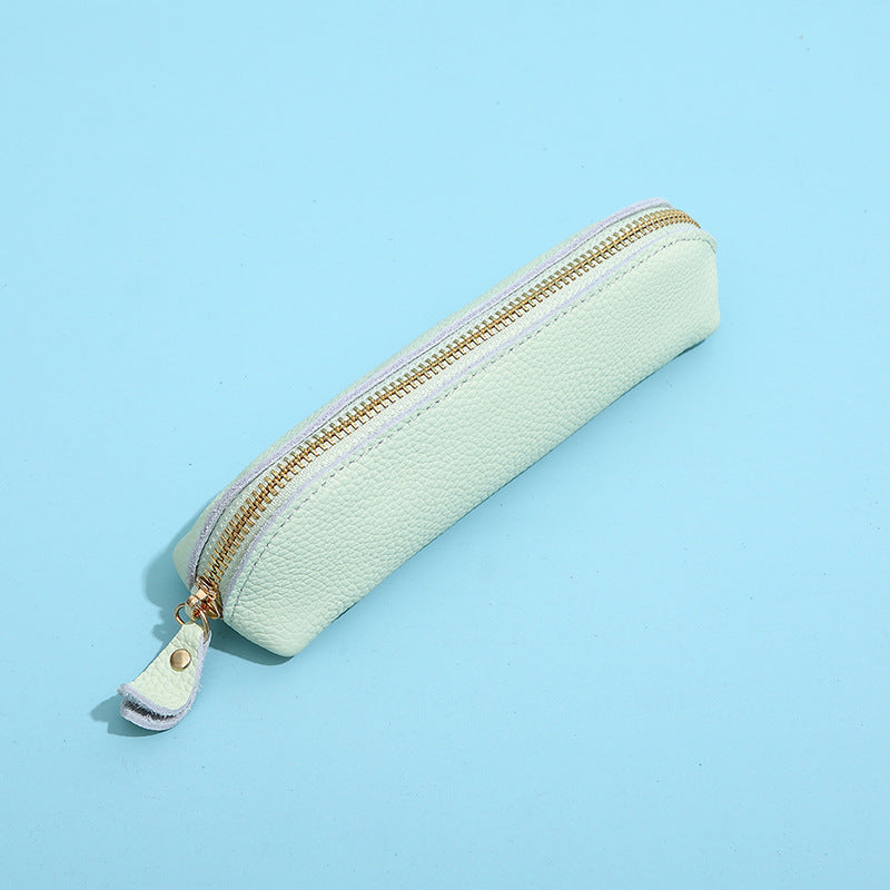 Stylish Leather Pencil Case Bowlift