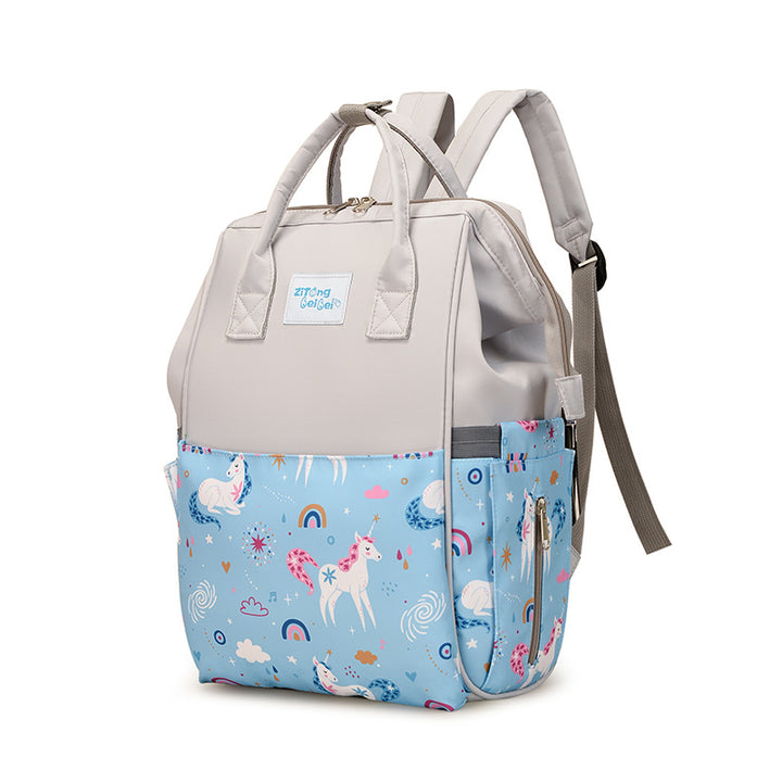 Eclectic Unicorn Design Diaper Backpack Bowlift