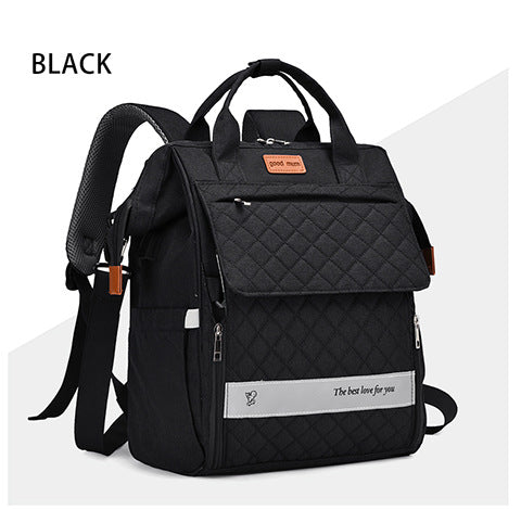 Quilted Multi-Purpose Backpack Bowlift