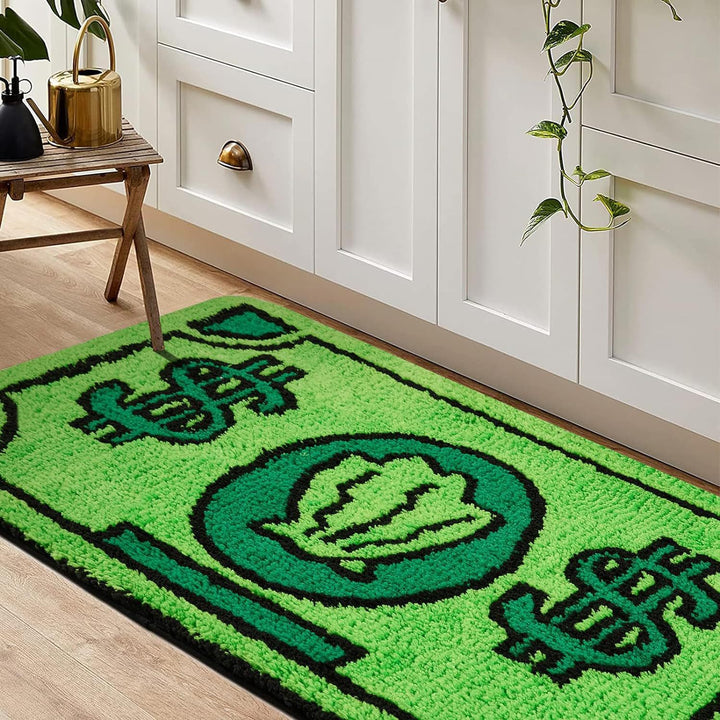 Fun Money-Themed Area Rug