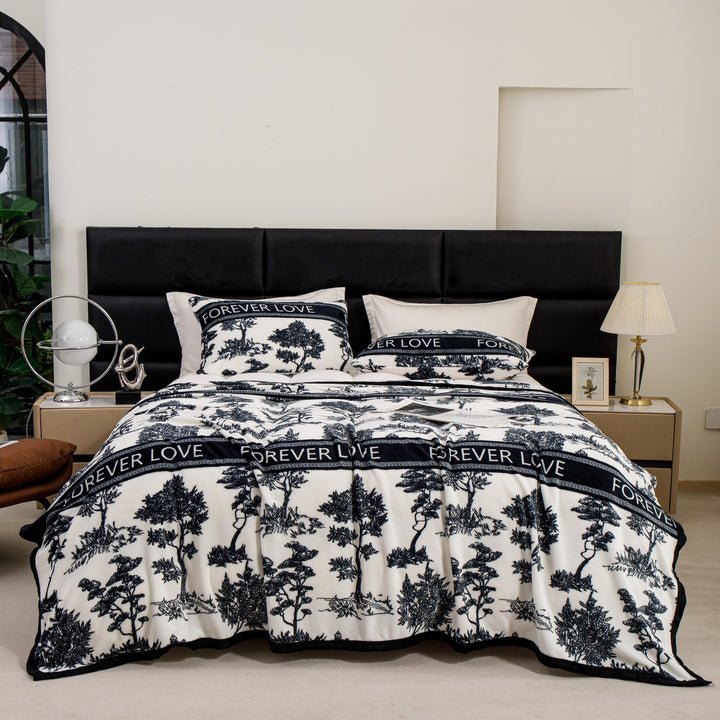 Women Patterned Blanket made of Soft Cotton Bowlift