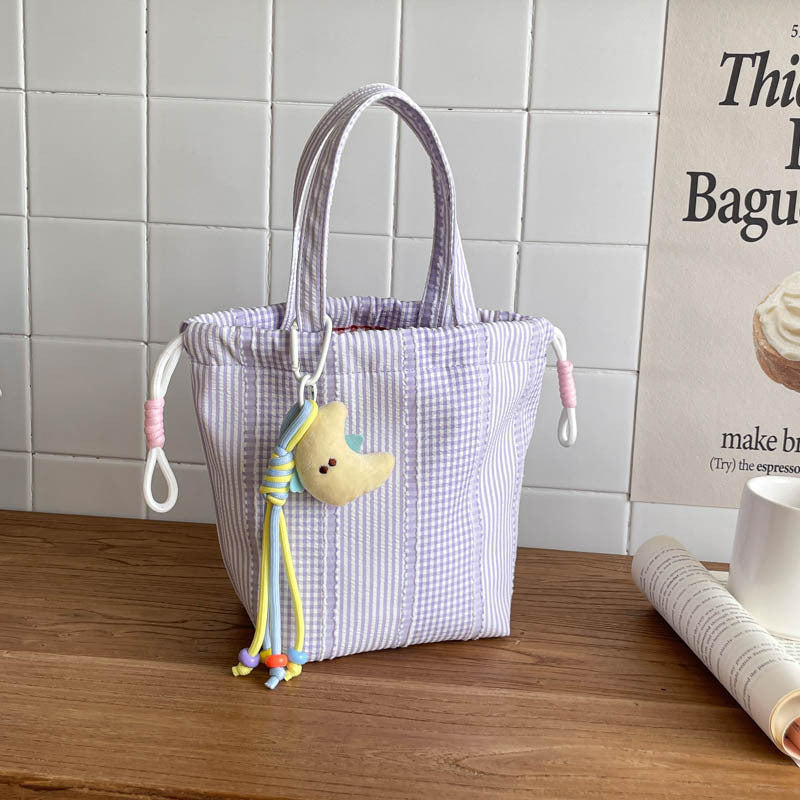 WoDrawstring Utility Tote Bag Bowlift