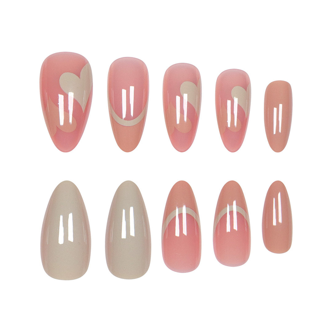 Artistic Abstract Stiletto Press-On Nails Bowlift