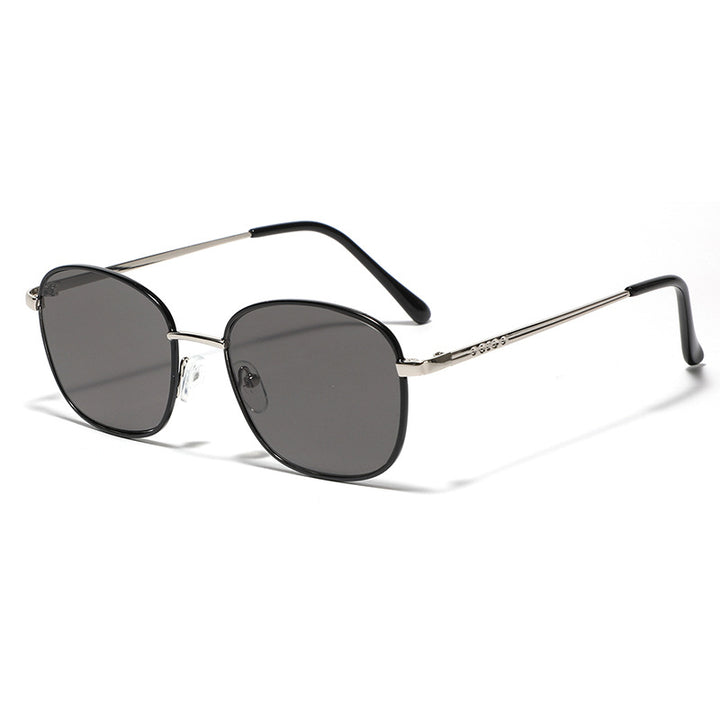 Ladies stylish square sunglasses with elegant metal frame Bowlift