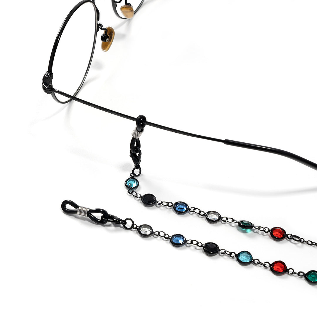 Decorative Crystal Eyewear Chain Bowlift