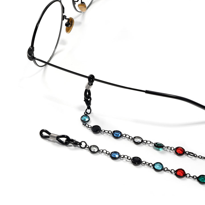 Decorative Crystal Eyewear Chain Bowlift