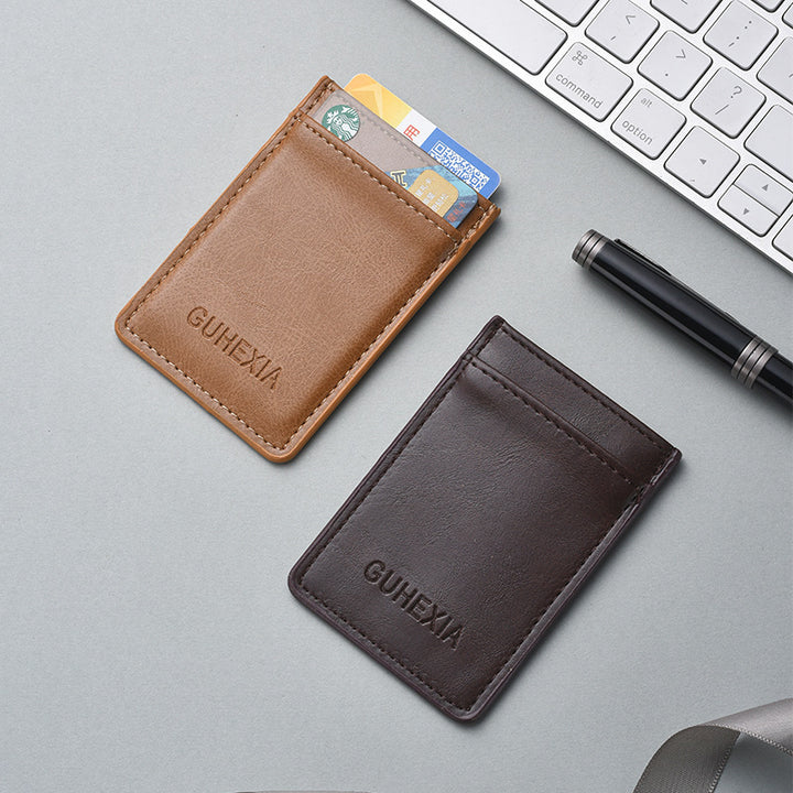 Minimalist Leather Card Holder Bowlift