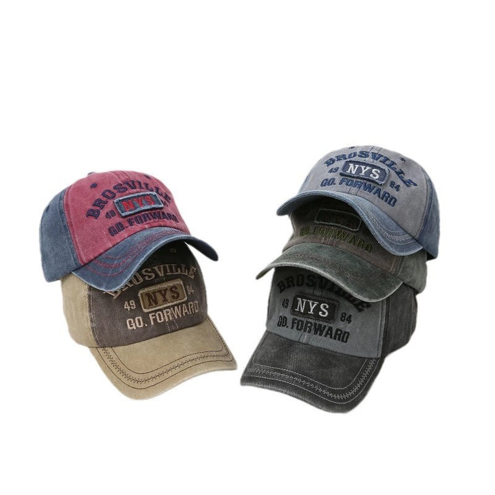Men's Vintage-Inspired Distressed Baseball Cap Bowlift 1784188194