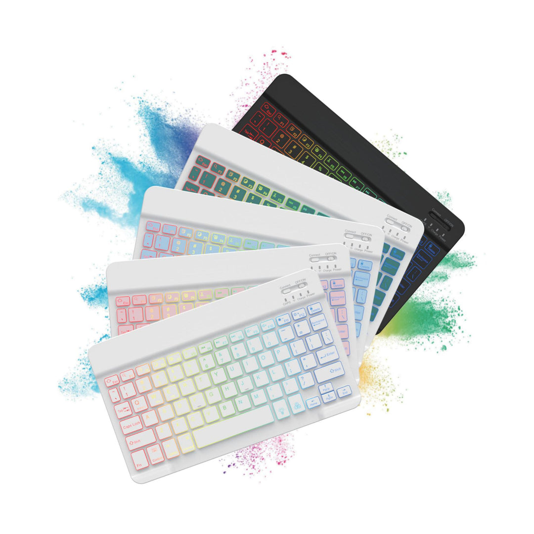 Rgb backlit Bluetooth keyboard Bowlift