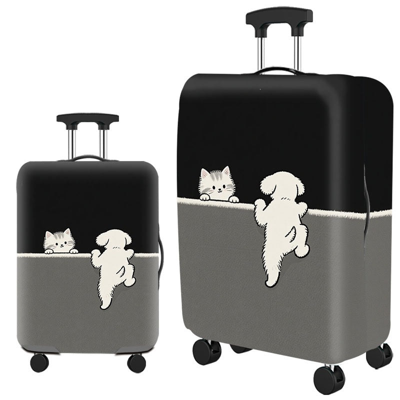 Whimsical Hedgehog Design Hard Shell Luggage Bowlift