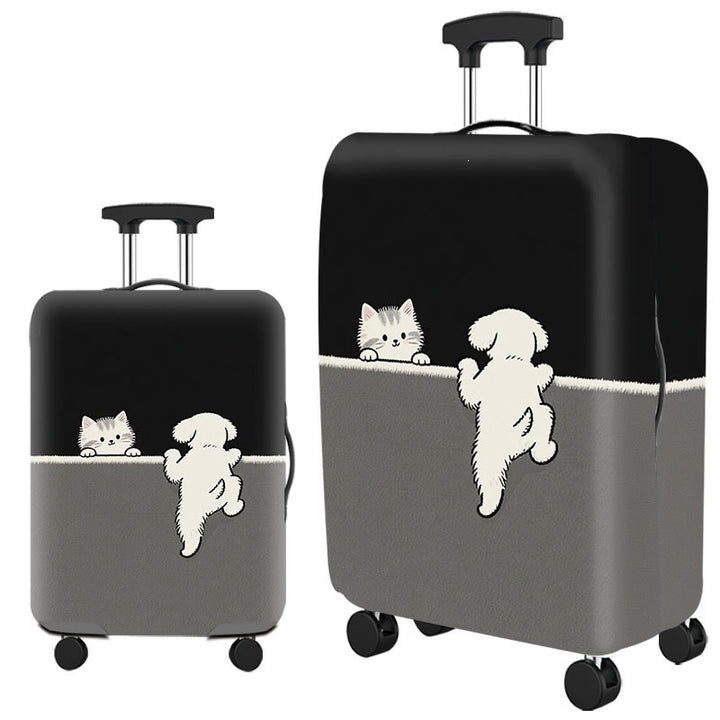 Whimsical Hedgehog Design Hard Shell Luggage Bowlift