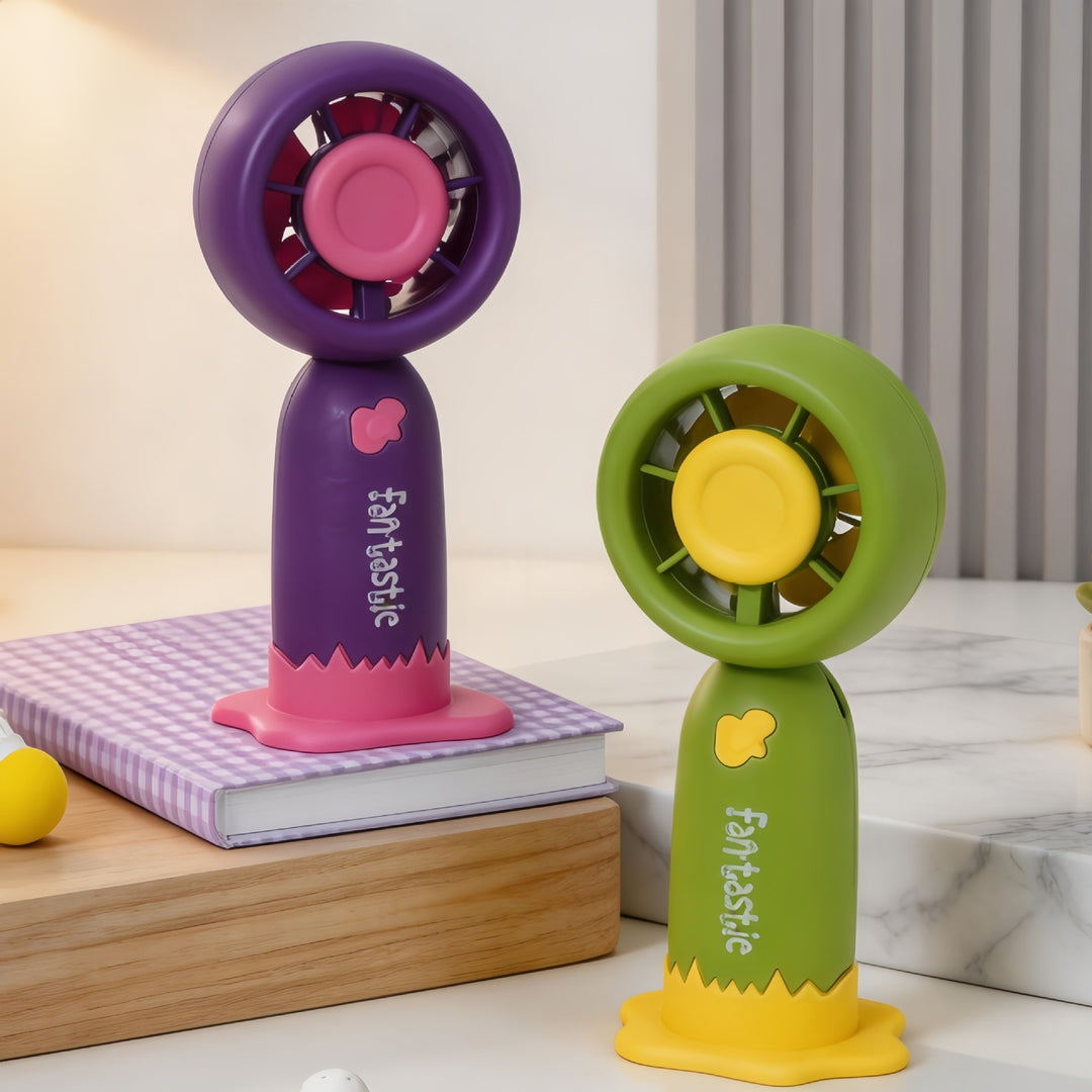Women's Portable Table Fan with Fun Design and USB Connection Bowlift